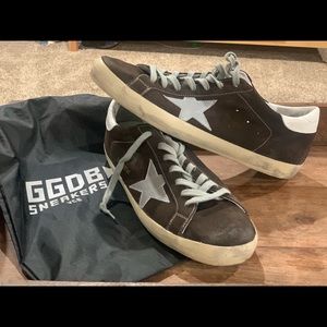 GOLDEN GOOSE Superstar Distressed Suede Sneaker 45